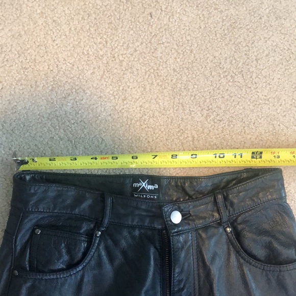 Wilsons Leather Co Maxima High Rise Genuine Leather Pants size 6 - Picture 7 of 12